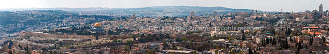 Jerusalem from Mount Scopus, Eliyahu Alpern Israel Panoramic Photography